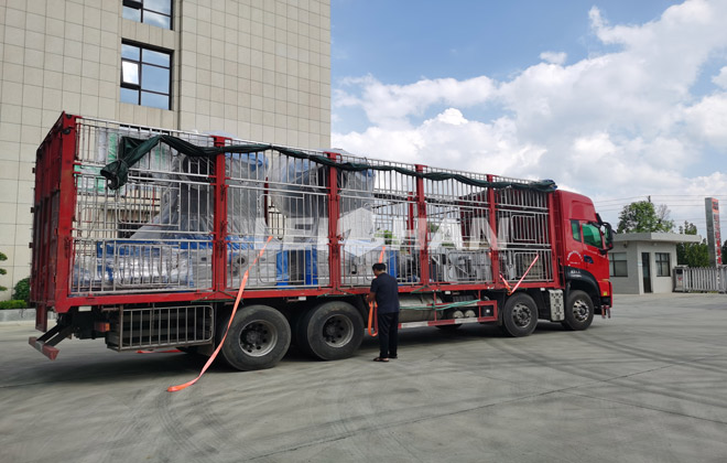 Xinjiang Pulping Machine Delivery Site